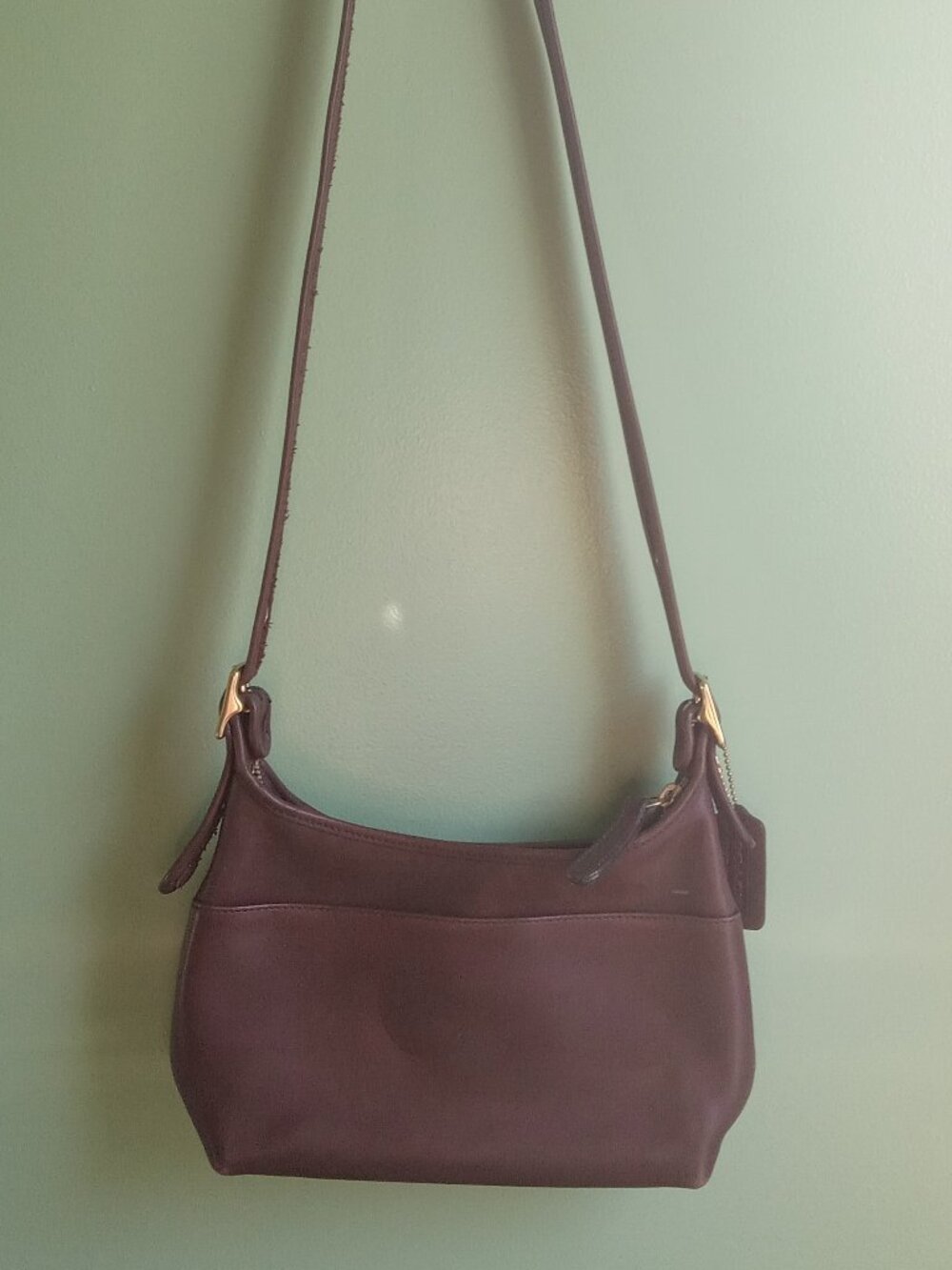 Vintage Coach Legacy Mahogany Leather Handbag Style 9136 vin - Picture 6 of 14
